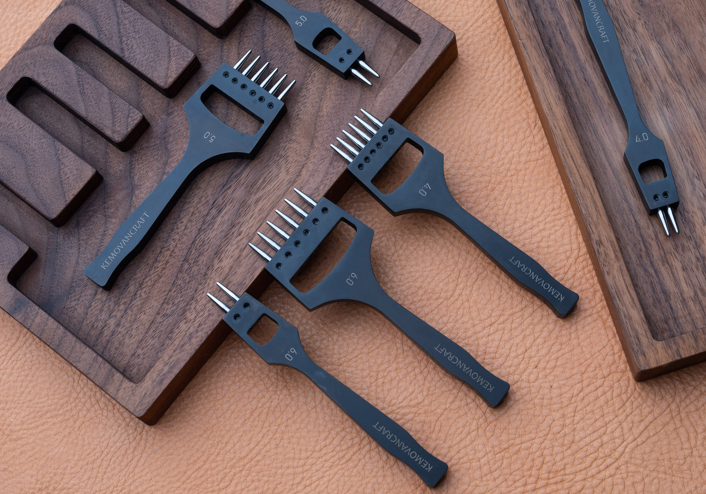 Leather Stitching Punch - Detachable Leather Round Chisels