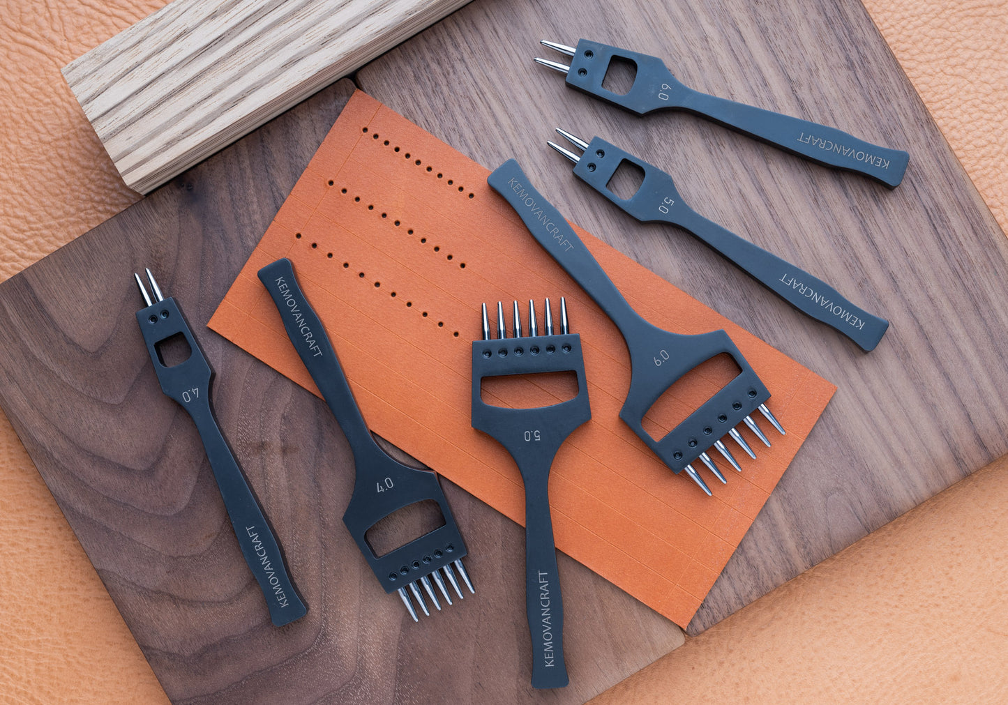Leather Stitching Punch - Detachable Leather Round Chisels