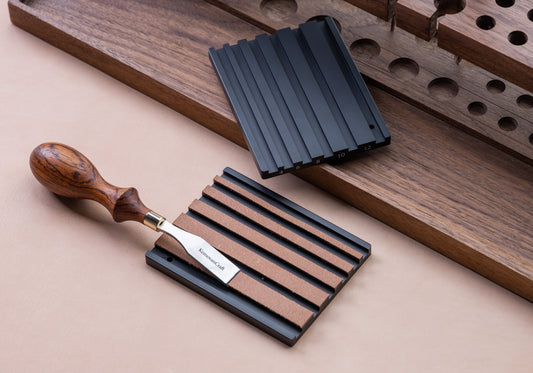 Sharpening Tool for Leather Wide Skiver (Used With Sandpaper)