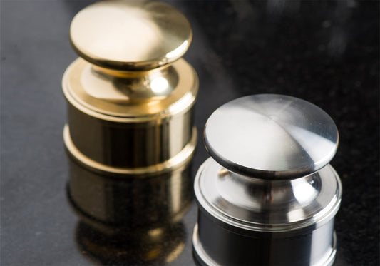 Heavy Leather Weight Brass&Stainless