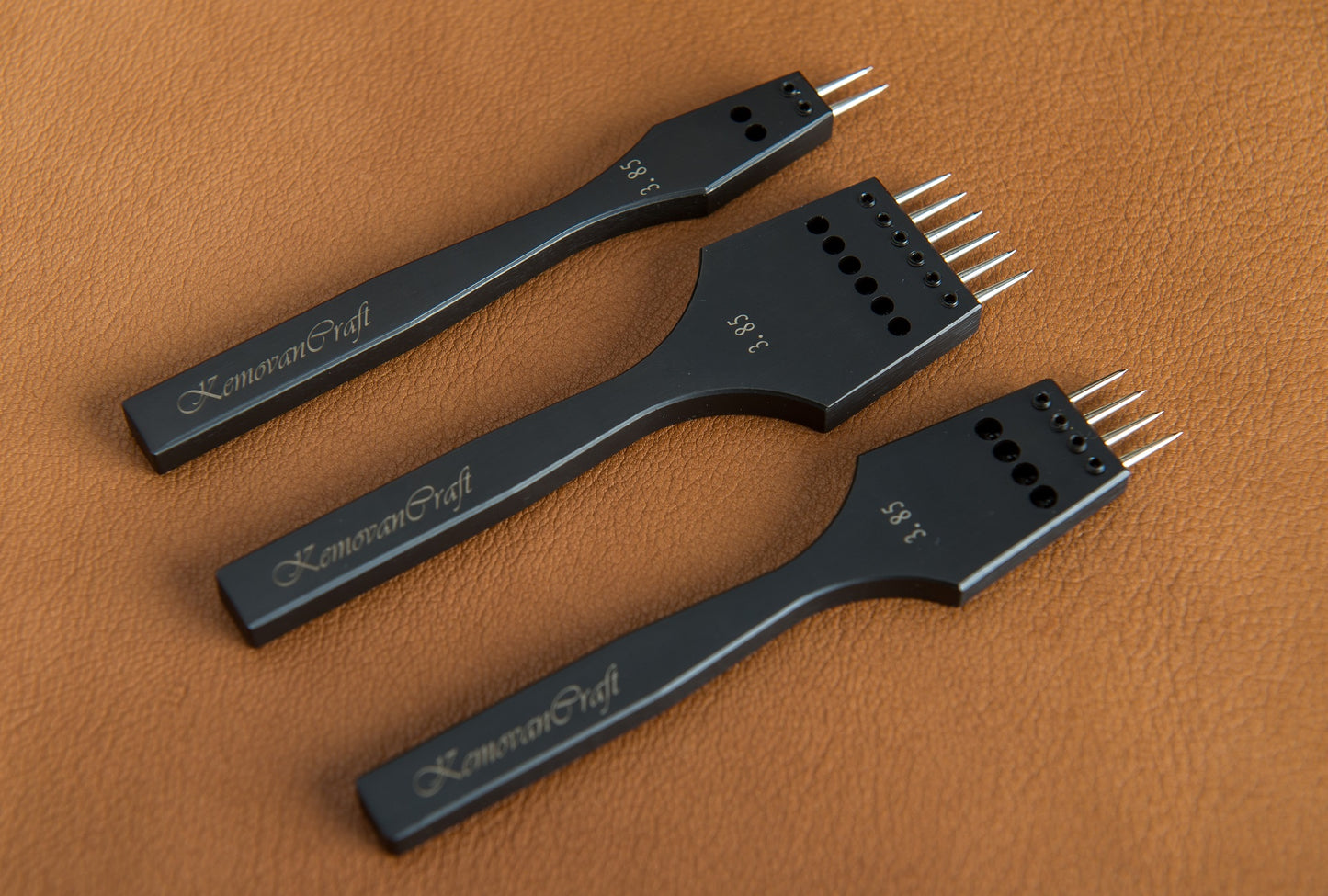 Detachable Round dent/Pricking Irons for Leather Stitching