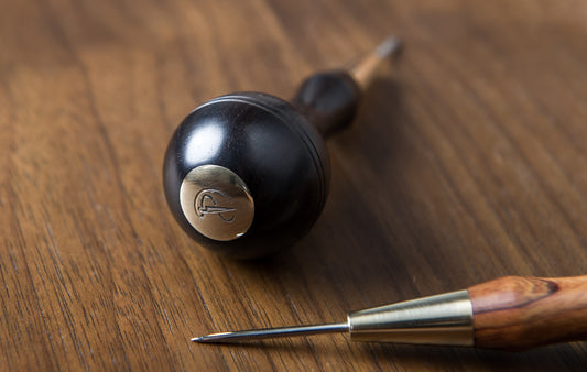 Leather Scratch Awl - Detachable Flat/Diamond Awl Leathercraft