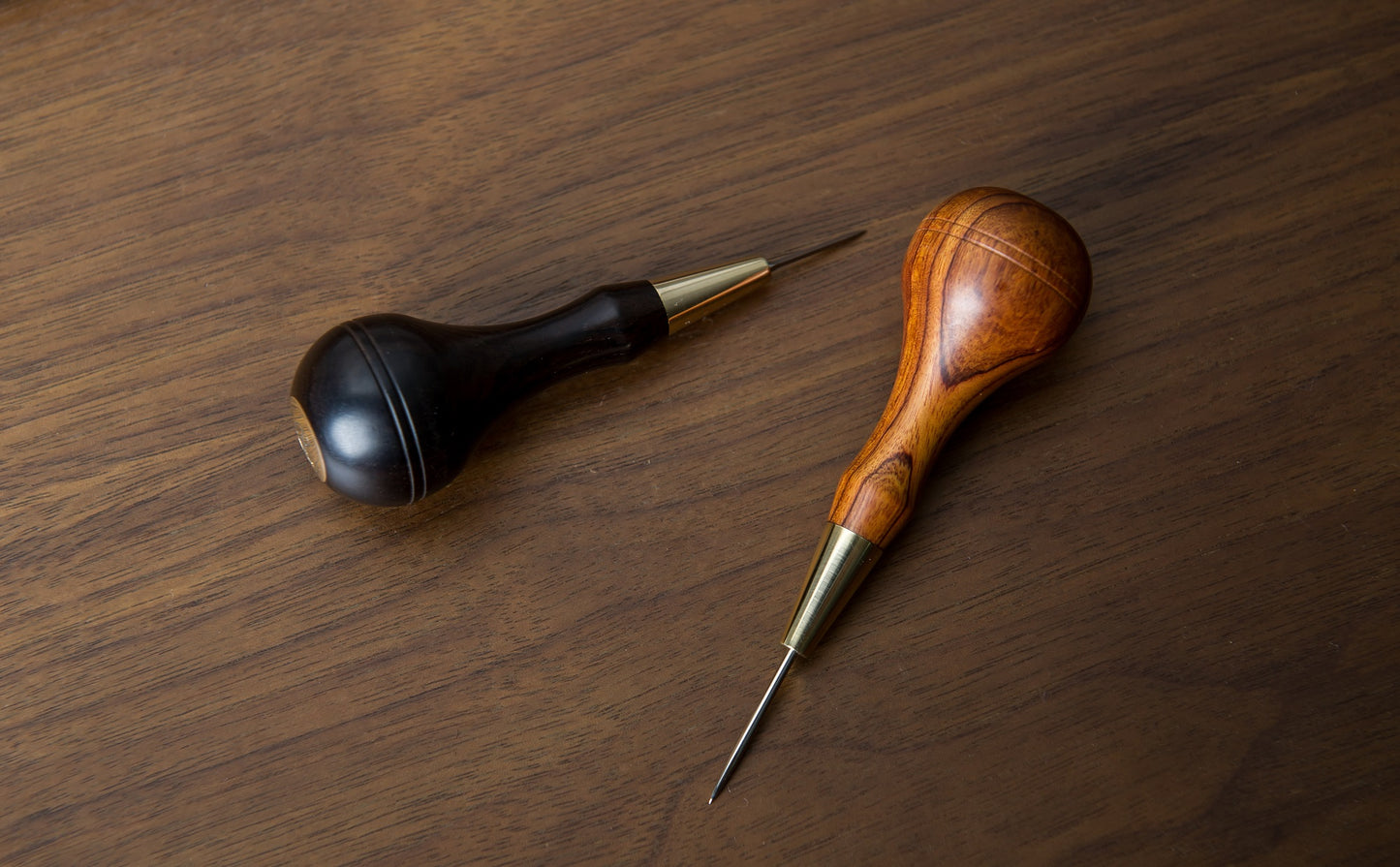 Leather Scratch Awl - Detachable Flat/Diamond Awl Leathercraft