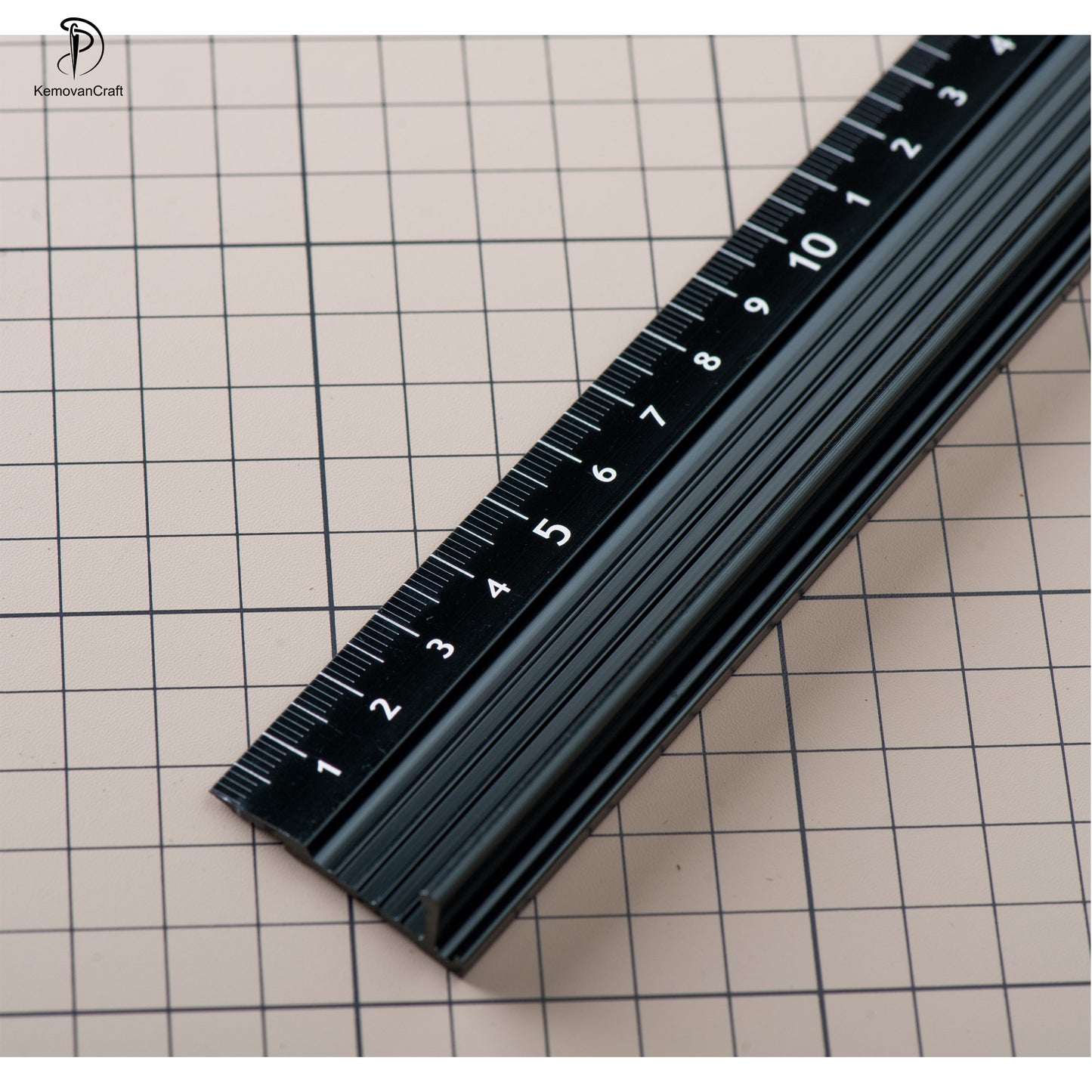 Leather Craft Scale Ruler Anti-cutting Hand Ruler