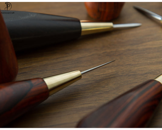 LeatherCraft Scratch Awl Round/France/Diamond Awl for Leather Work