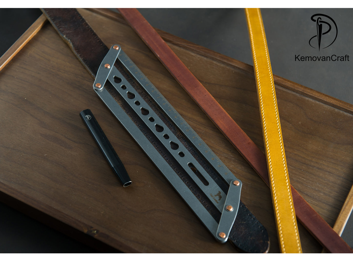 Leather Belt Punching Hole Positioning Ruler