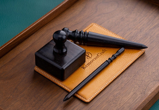 Leather Edge Slicker Bar Edge Burnisher Set