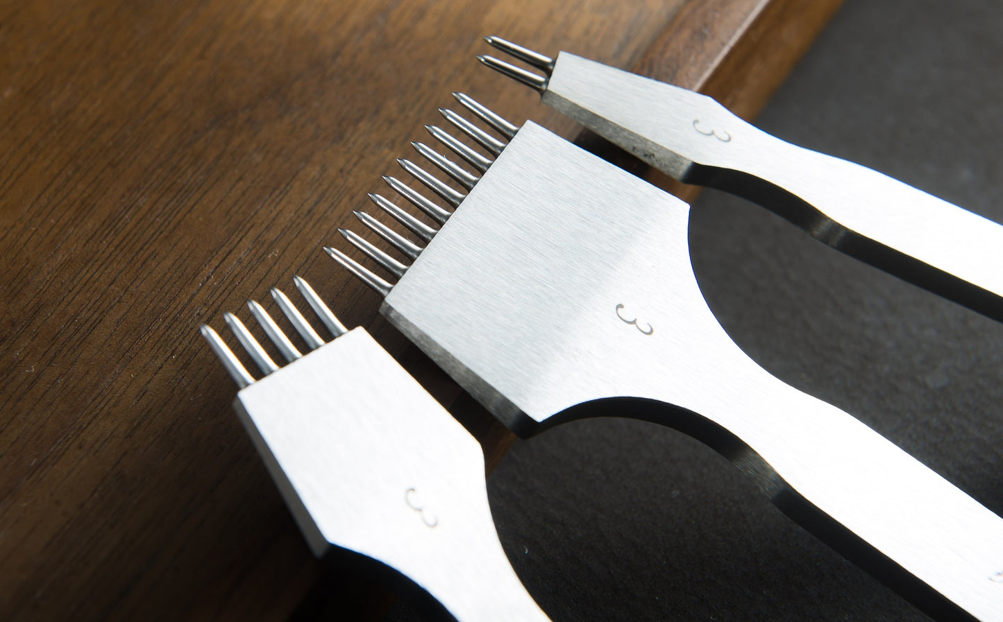 Leather Round Pricking Iron - Round Dent - Stitching Lacing Iron