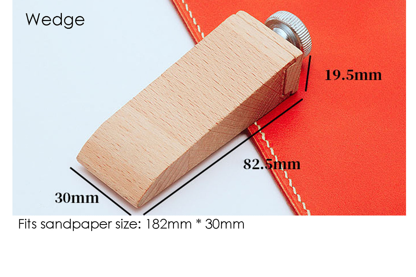 Leather Craft Sandpaper Holder Mini Sanding Block