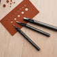 Leather Single Holes Punch Set - Single Punch + Wood Base