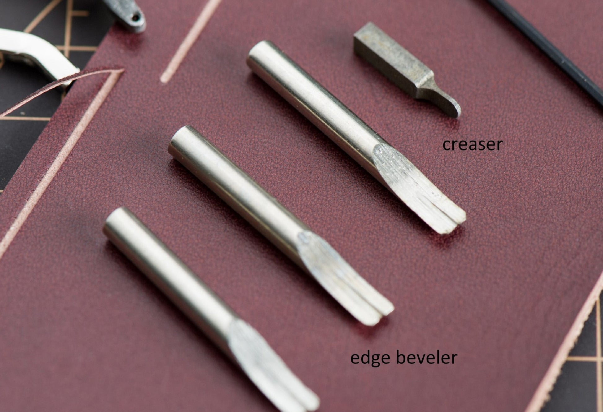 Leather Edge Beveler D2 Steel