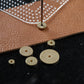 6PCS Stitching Wheel Leather Circular Margins