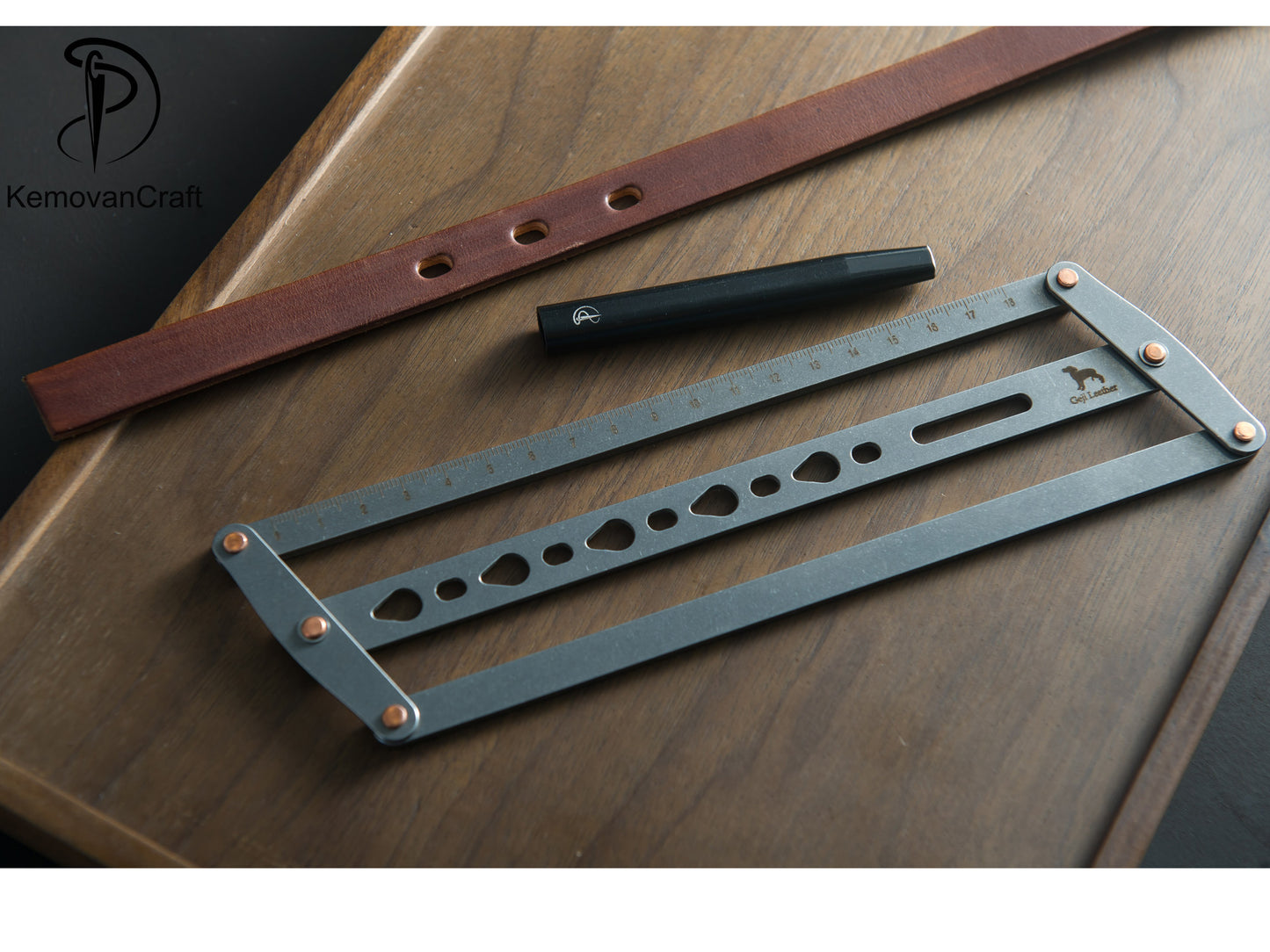 Leather Belt Punching Hole Positioning Ruler