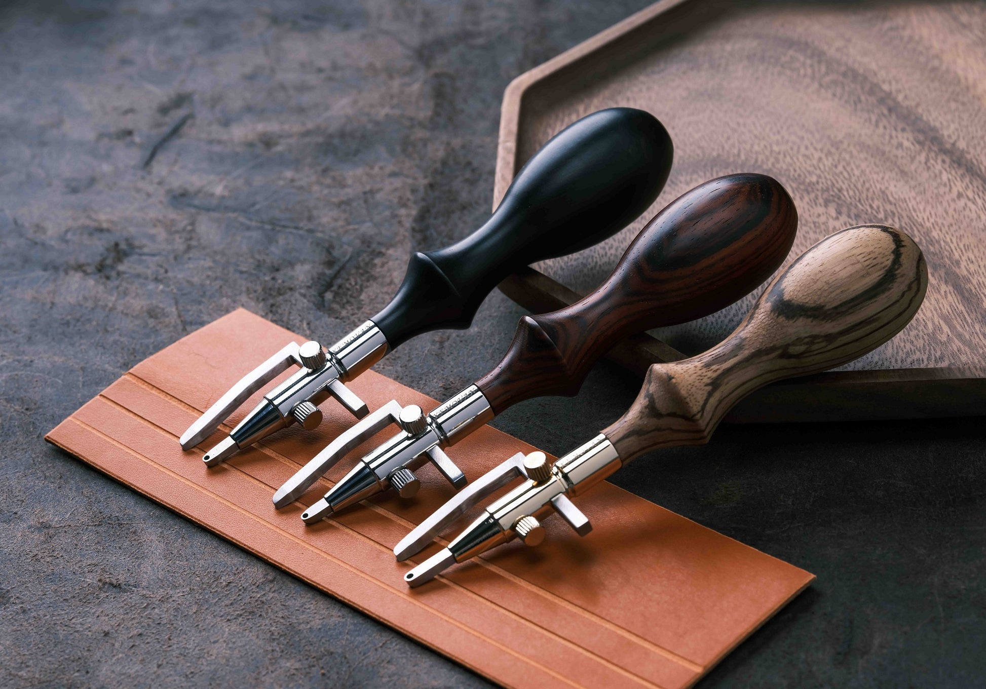 Techtongda HOME&Garden Leathercraft Stitching Groover Skiving Edger Beveler  Leather Working Tools Kit 
