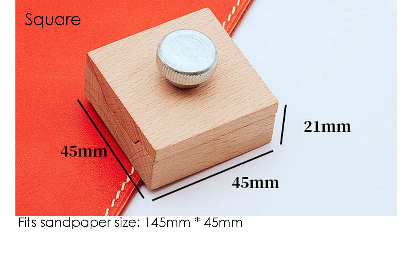 Leather Craft Sandpaper Holder Mini Sanding Block