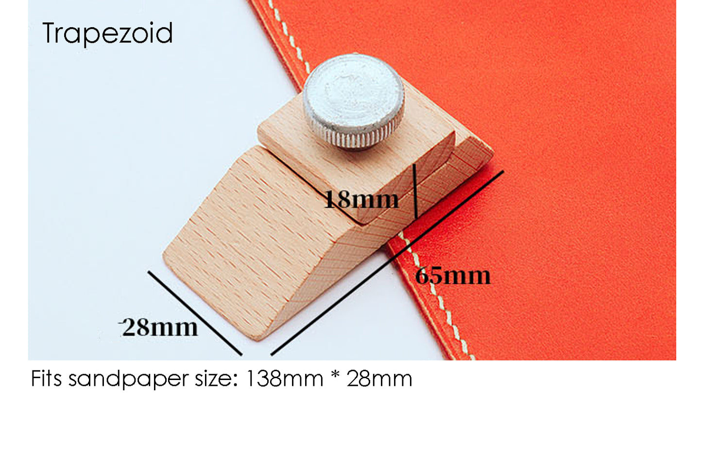 Leather Craft Sandpaper Holder Mini Sanding Block